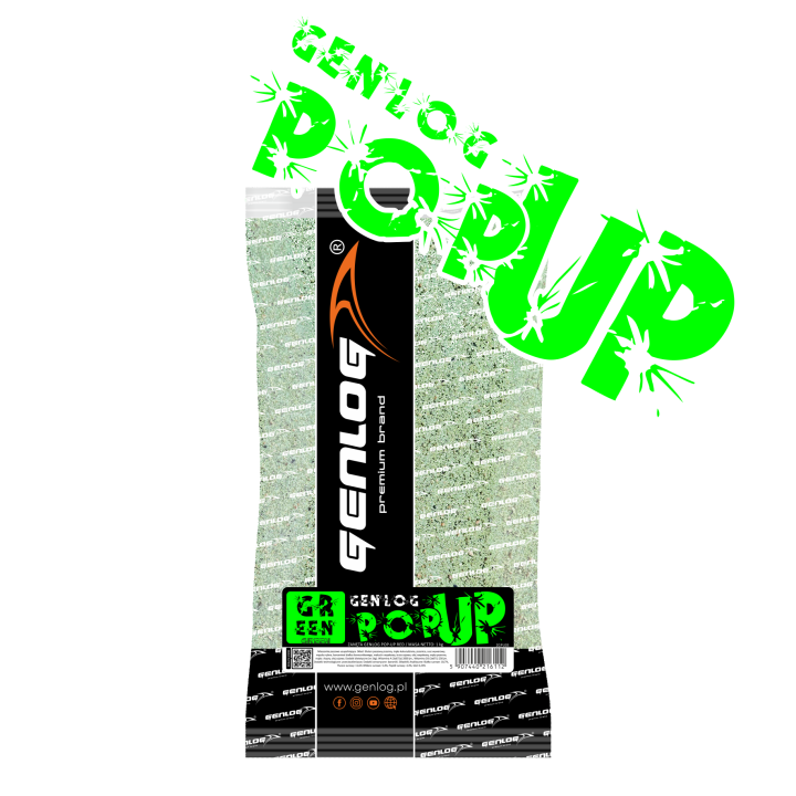 Zanęta GENLOG POP-UP Green 1kg Lin / Karaś / Złoty Karaś