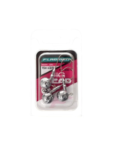 Główki jigowe FLAGMAN Jig Head 3/0 - 15g - op. 3 szt.