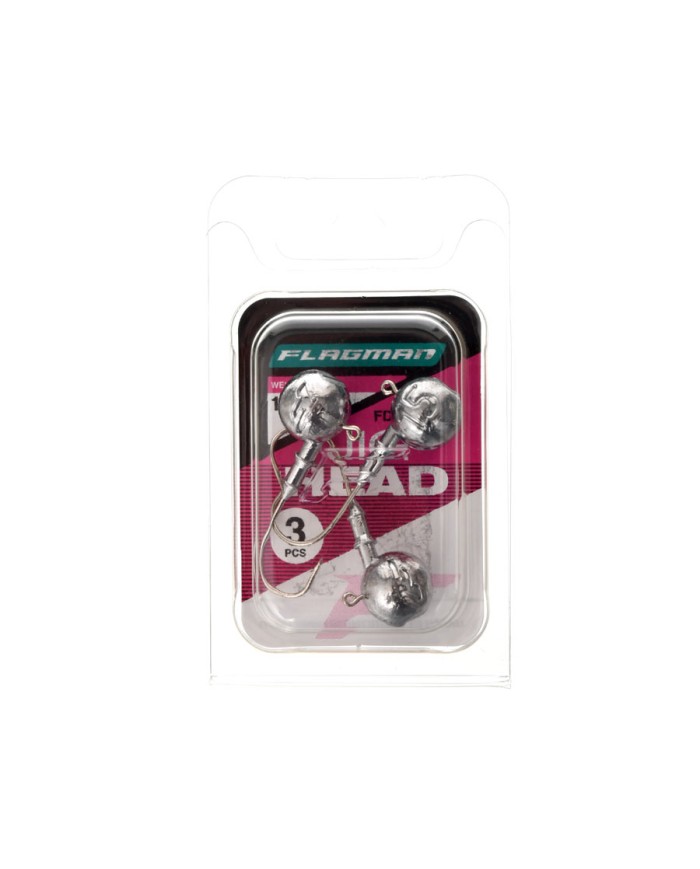Główki jigowe FLAGMAN Jig Head 2/0 - 15g - op. 3 szt.