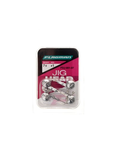 Główki jigowe FLAGMAN Jig Head roz. 1 - 7g - op. 4 szt.