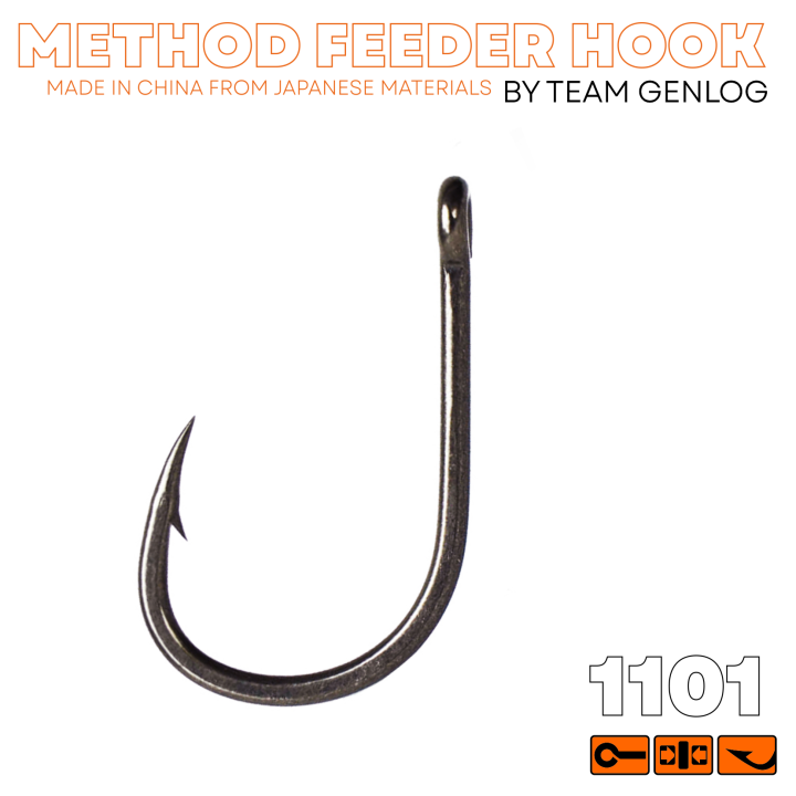 Haczyki Method Feeder GENLOG - roz. 10 - op. 8 szt. - Classic Boilie