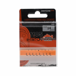 Haczyki Method Feeder GENLOG - roz. 14 - op. 8 szt. - Iseame Ring Matt