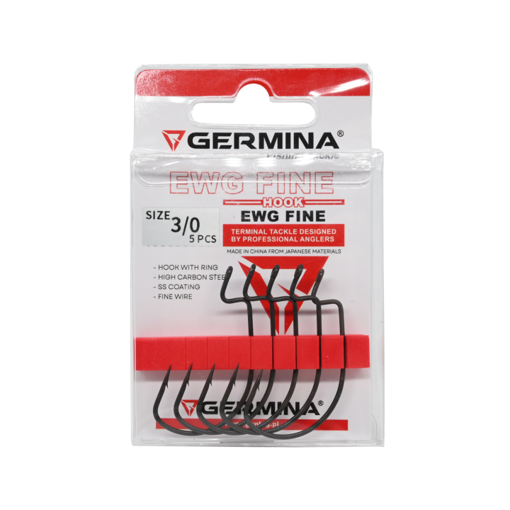 Haczyki GERMINA EWG Fine roz. 3/0 - op. 5 szt.