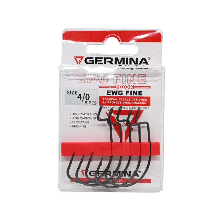Haczyki GERMINA EWG Fine roz. 4/0 - op. 5 szt.