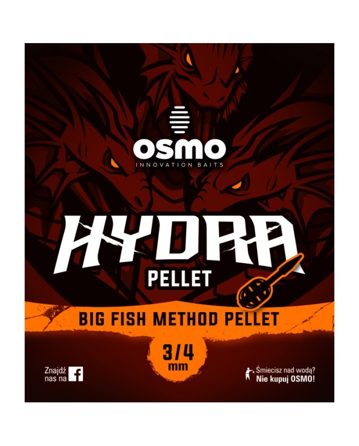 Pellet OSMO Hydra Big Fish Pellet 3/4mm - 0.8kg