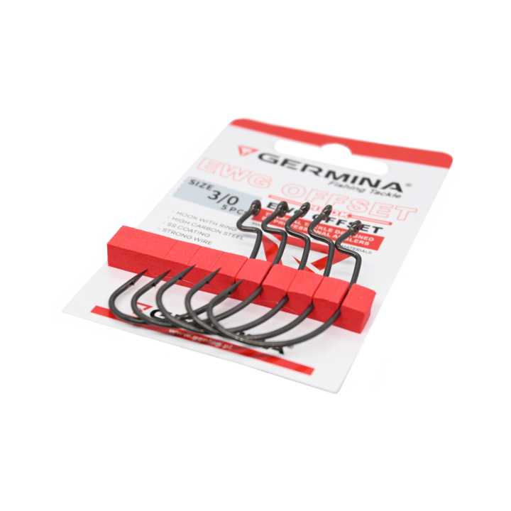 Haczyki GERMINA EWG Offset roz. 3/0 - op. 5 szt.