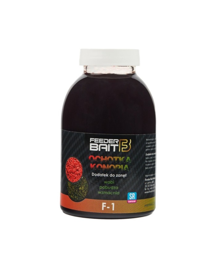 Zalewa FEEDER BAIT 250ml - F1 Ochotka & Konopia