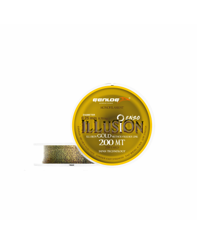 Żyłka GENLOG ENSO ILLUSION Gold 0.25mm 8.7kg 200m Żyłka GENLOG ENSO ILLUSION Gold 0.25mm 8.7kg 200m