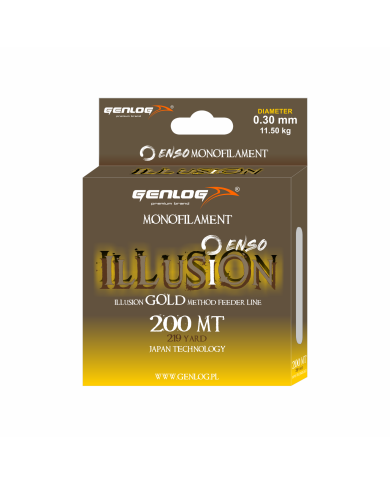 Żyłka GENLOG ENSO ILLUSION Gold 0.30mm 11.5kg 200m Żyłka GENLOG ENSO ILLUSION Gold 0.30mm 11.5kg 200m