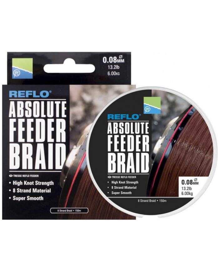 Plecionka PRESTON Reflo Absolute Feeder Braid 150m – 0.12mm Plecionka PRESTON Reflo Absolute Feeder Braid 150m – 0.12mm