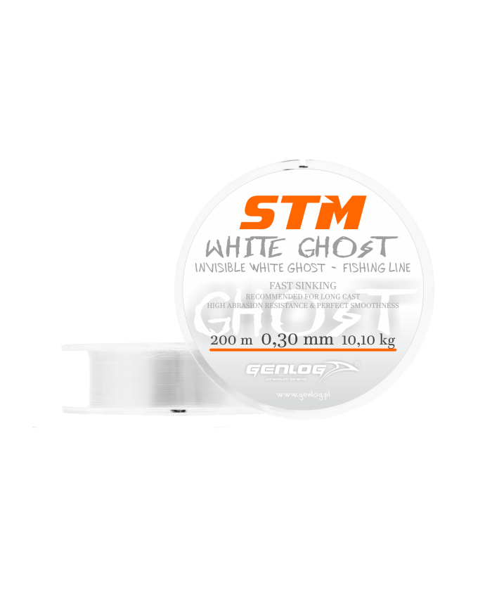 Żyłka GENLOG STM White Ghost 0.30mm 10.1kg 200m