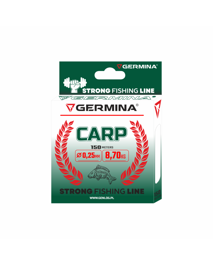 Żyłka GERMINA Carp 0.25mm 8.7kg 150m