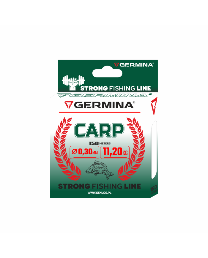 Żyłka GERMINA Carp 0.30mm 11.2kg 150m Żyłka GERMINA Carp 0.30mm 11.2kg 150m