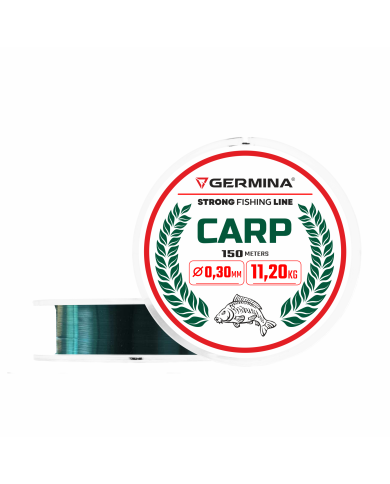 Żyłka GERMINA Carp 0.30mm 11.2kg 150m Żyłka GERMINA Carp 0.30mm 11.2kg 150m