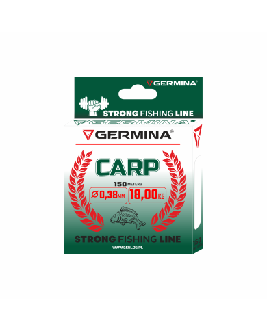 Żyłka GERMINA Carp 0.38mm 18.0kg 150m Żyłka GERMINA Carp 0.38mm 18.0kg 150m