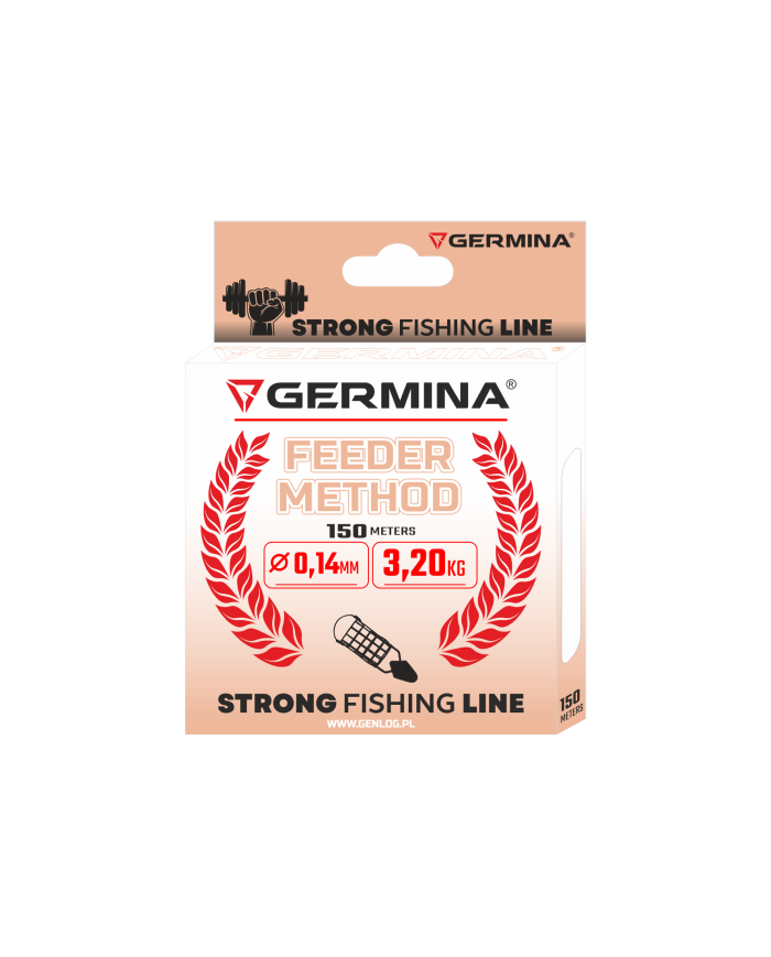 Żyłka GERMINA Feeder & Method 0.14mm 3.2kg 150m Żyłka GERMINA Feeder & Method 0.14mm 3.2kg 150m