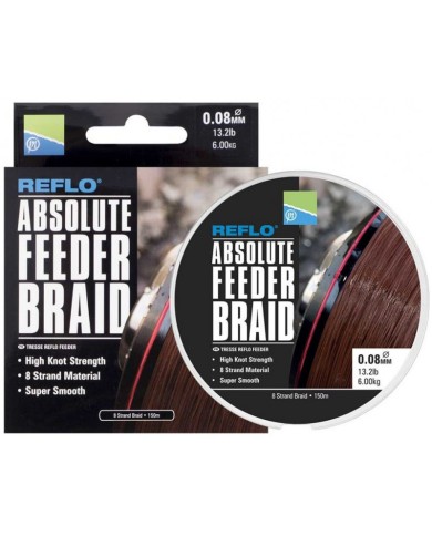 Plecionka PRESTON Reflo Absolute Feeder Braid 150m – 0.10mm Plecionka PRESTON Reflo Absolute Feeder Braid 150m – 0.10mm
