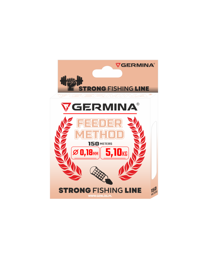 Żyłka GERMINA Feeder & Method 0.18mm 5.1kg 150m Żyłka GERMINA Feeder & Method 0.18mm 5.1kg 150m