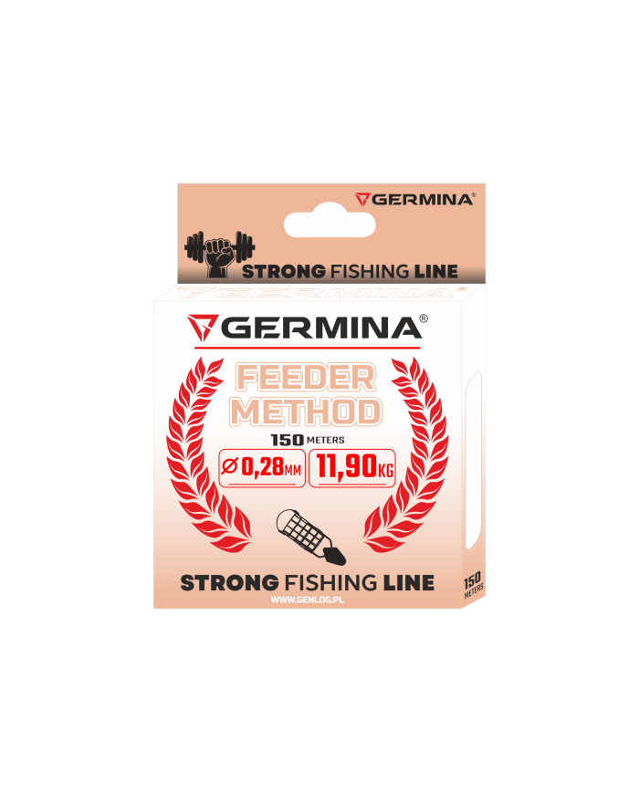 Żyłka GERMINA Feeder & Method 0.28mm 11.9kg 150m Żyłka GERMINA Feeder & Method 0.28mm 11.9kg 150m