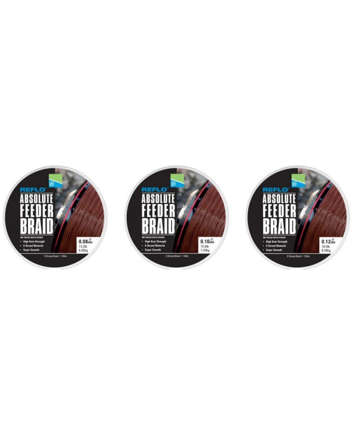 Plecionka PRESTON Reflo Absolute Feeder Braid 150m – 0.08mm Plecionka PRESTON Reflo Absolute Feeder Braid 150m – 0.08mm