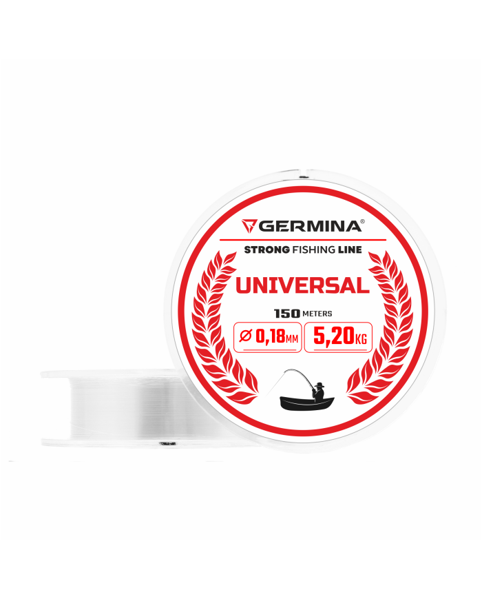 Żyłka GERMINA Universal 0.18mm 5.2kg 150m Żyłka GERMINA Universal 0.18mm 5.2kg 150m