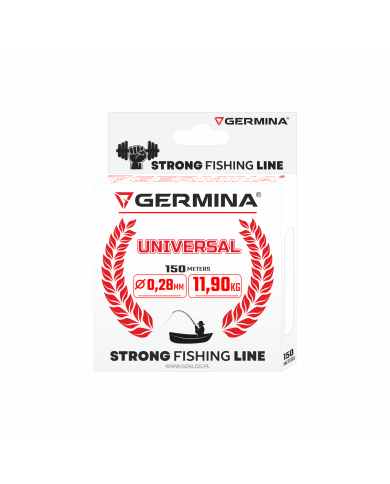 Żyłka GERMINA Universal 0.28mm 11.9kg 150m Żyłka GERMINA Universal 0.28mm 11.9kg 150m