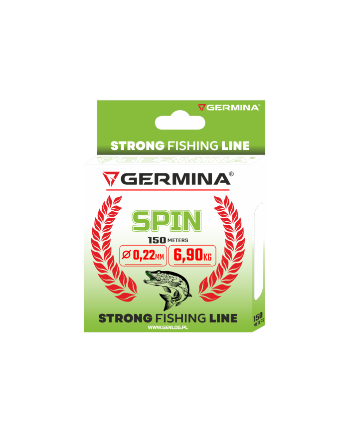 Żyłka GERMINA Spin 0.22mm 6.9kg 150m
