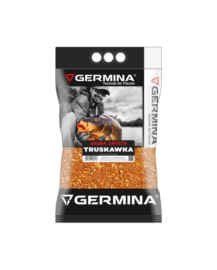 Zanęta GERMINA GRUBA Truskawka 3kg Zanęta GERMINA GRUBA Truskawka 3kg