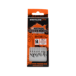 Przypony Method Feeder Rig z Igłą GENLOG hak 14 plecionka 0,10mm 8cm