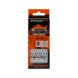 Przypony Method Feeder Rig z Igłą GENLOG hak 12 żyłka 0,23mm 10cm