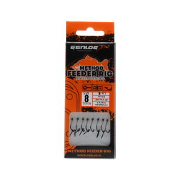 Przypony Method Feeder Rig z Igłą GENLOG hak 8 żyłka 0,25mm 8cm
