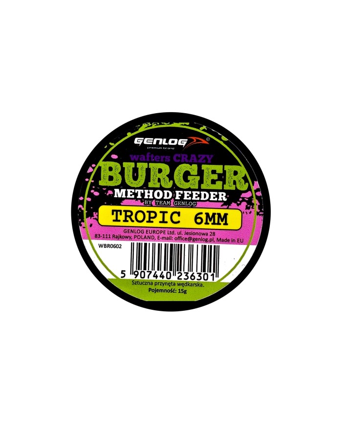Crazy Wafters Burger GENLOG Tropic 6mm 15g