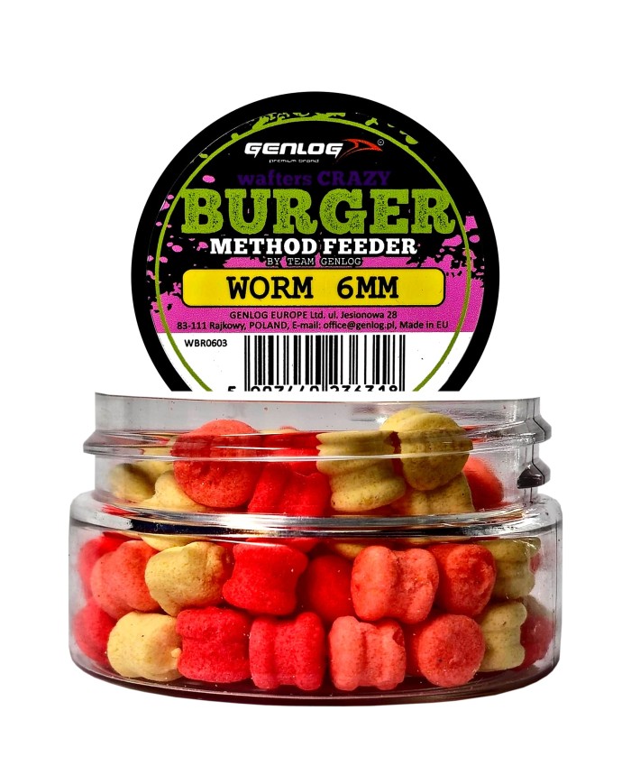Crazy Wafters Burger GENLOG Worm 6mm 15g