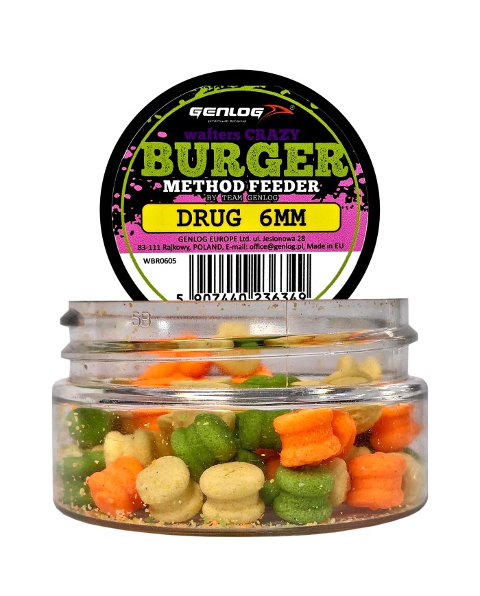 Crazy Wafters Burger GENLOG Drug 6mm 15g Crazy Wafters Burger GENLOG Drug 6mm 15g