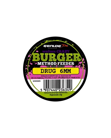Crazy Wafters Burger GENLOG Drug 6mm 15g Crazy Wafters Burger GENLOG Drug 6mm 15g