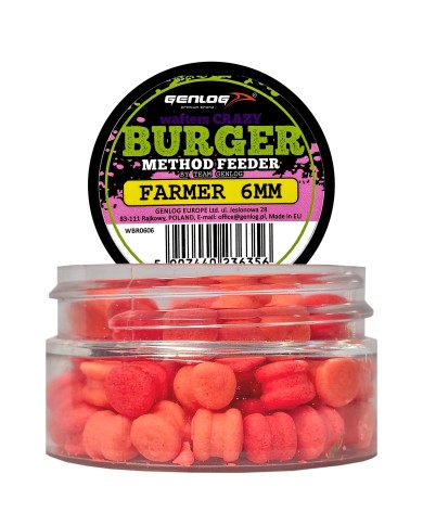 Crazy Wafters Burger GENLOG Farmer 6mm 15g Crazy Wafters Burger GENLOG Farmer 6mm 15g