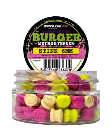 Crazy Wafters Burger GENLOG Stink 6mm 15g Crazy Wafters Burger GENLOG Stink 6mm 15g