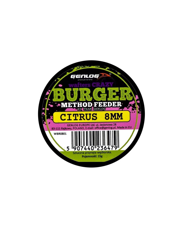 Crazy Wafters Burger GENLOG Citrus 8mm 15g