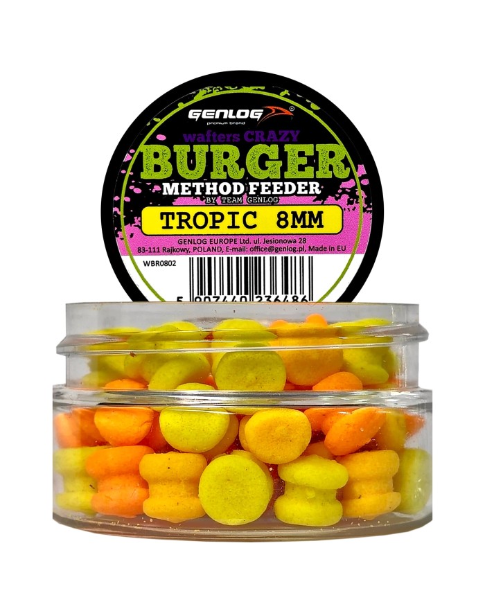 Crazy Wafters Burger GENLOG Tropic 8mm 15g Crazy Wafters Burger GENLOG Tropic 8mm 15g