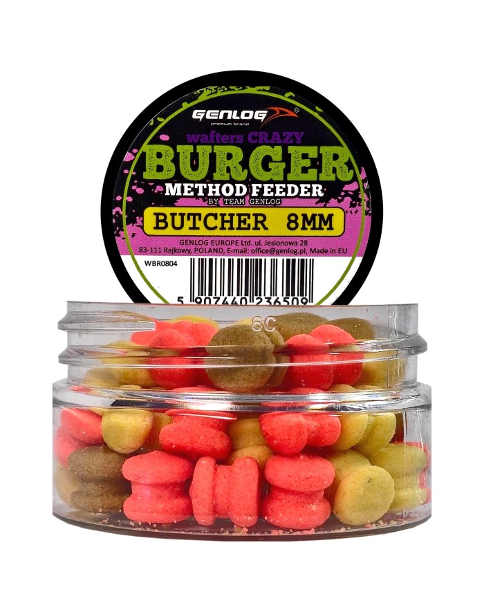 Crazy Wafters Burger GENLOG Butcher 8mm 15g Crazy Wafters Burger GENLOG Butcher 8mm 15g