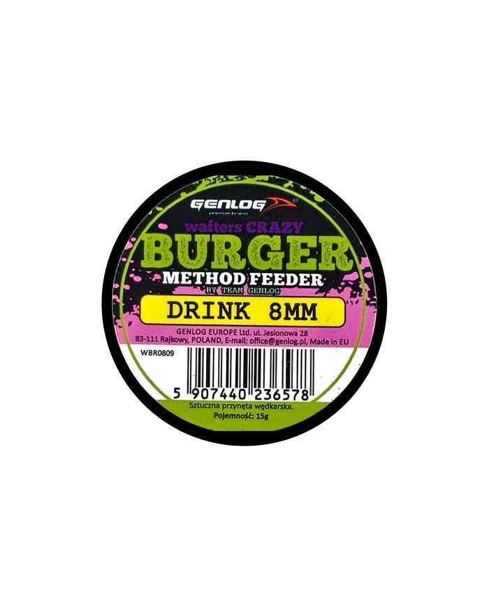 Crazy Wafters Burger GENLOG Drink 8mm 15g