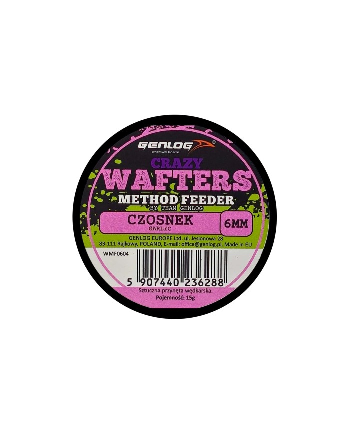 Crazy Wafters Dumbells GENLOG Czosnek 6mm 15g Crazy Wafters Dumbells GENLOG Czosnek 6mm 15g