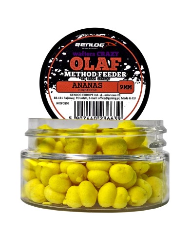 Crazy Wafters Olaf GENLOG Ananas 9mm 15g Crazy Wafters Olaf GENLOG Ananas 9mm 15g