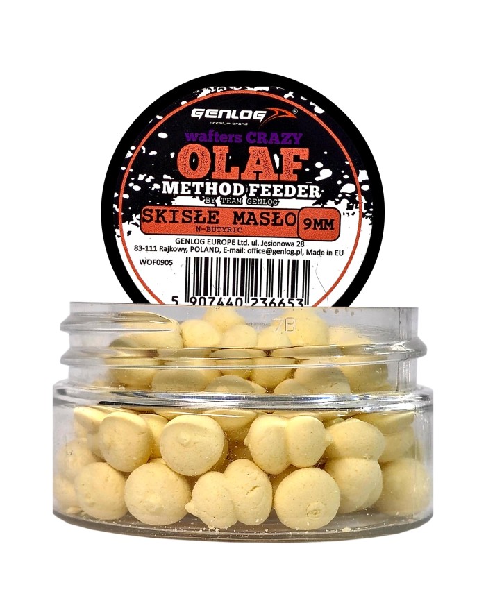 Crazy Wafters Olaf GENLOG Skisłe Masło 9mm 15g Crazy Wafters Olaf GENLOG Skisłe Masło 9mm 15g