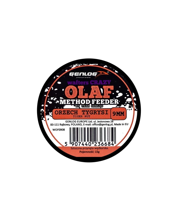 Crazy Wafters Olaf GENLOG Orzech Tygrysi 9mm 15g