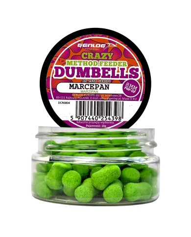 Crazy Dumbells Pop-Up GENLOG Marcepan 8mm 10g Crazy Dumbells Pop-Up GENLOG Marcepan 8mm 10g