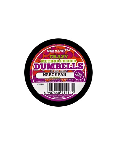 Crazy Dumbells Pop-Up GENLOG Marcepan 6mm 10g Crazy Dumbells Pop-Up GENLOG Marcepan 6mm 10g