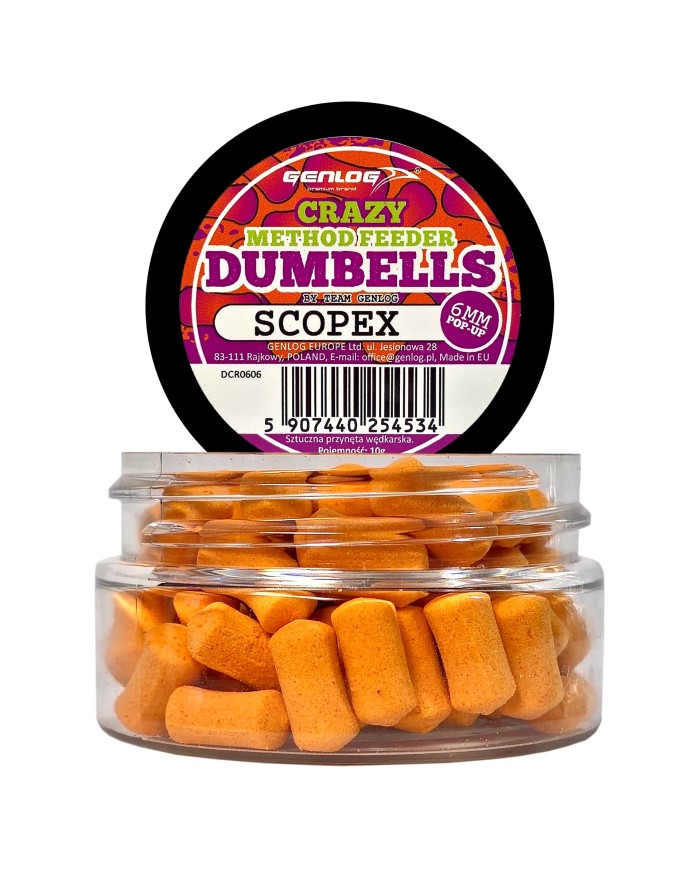 Crazy Dumbells Pop-Up GENLOG Scopex 6mm 10g