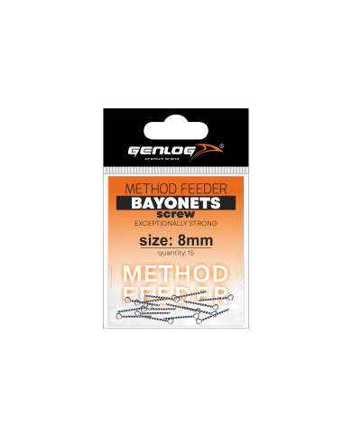 Bagnet do przynęt GENLOG Method Feeder - 15 szt. Bagnet do przynęt GENLOG Method Feeder - 15 szt.