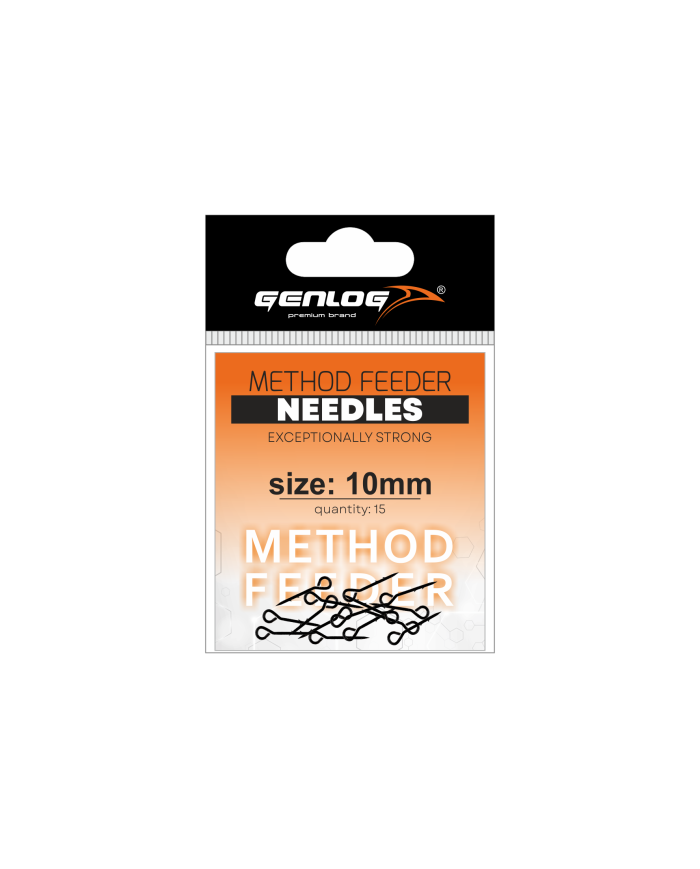 Igła do przynęt GENLOG Method Feeder 10mm - 15 szt. Igła do przynęt GENLOG Method Feeder 10mm - 15 szt.